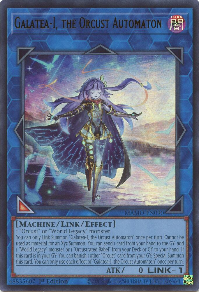Galatea-I, the Orcust Automaton MAMO-EN090 card from Magnificent Monsters
