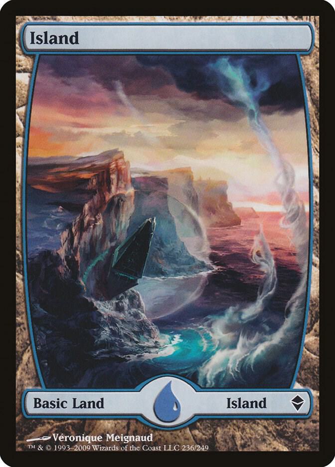 Island - Full Art 236 card from Zendikar