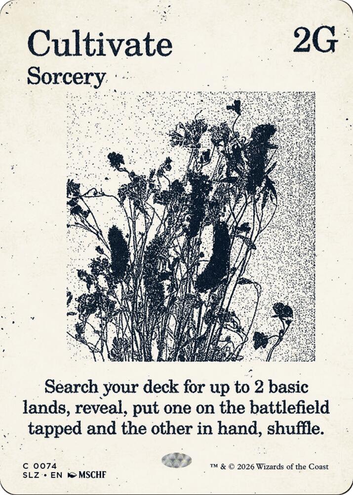 Cultivate 74 card from Secret Lair x MSCHF: The Zeta Set