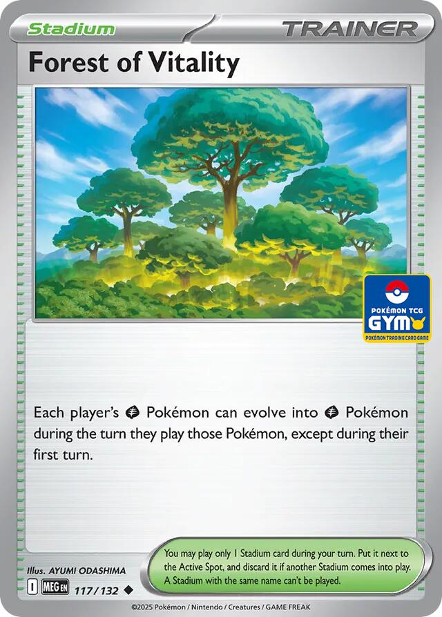 Forest of Vitality (GYM) 117/132 card from Southeast Asia Exclusives