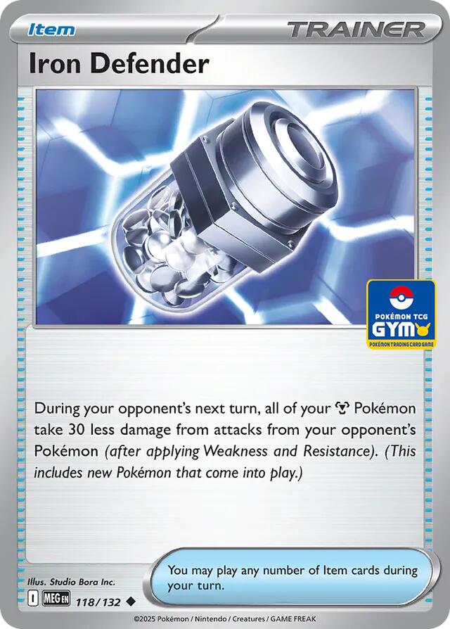 Iron Defender (GYM) 118/132 card from Southeast Asia Exclusives