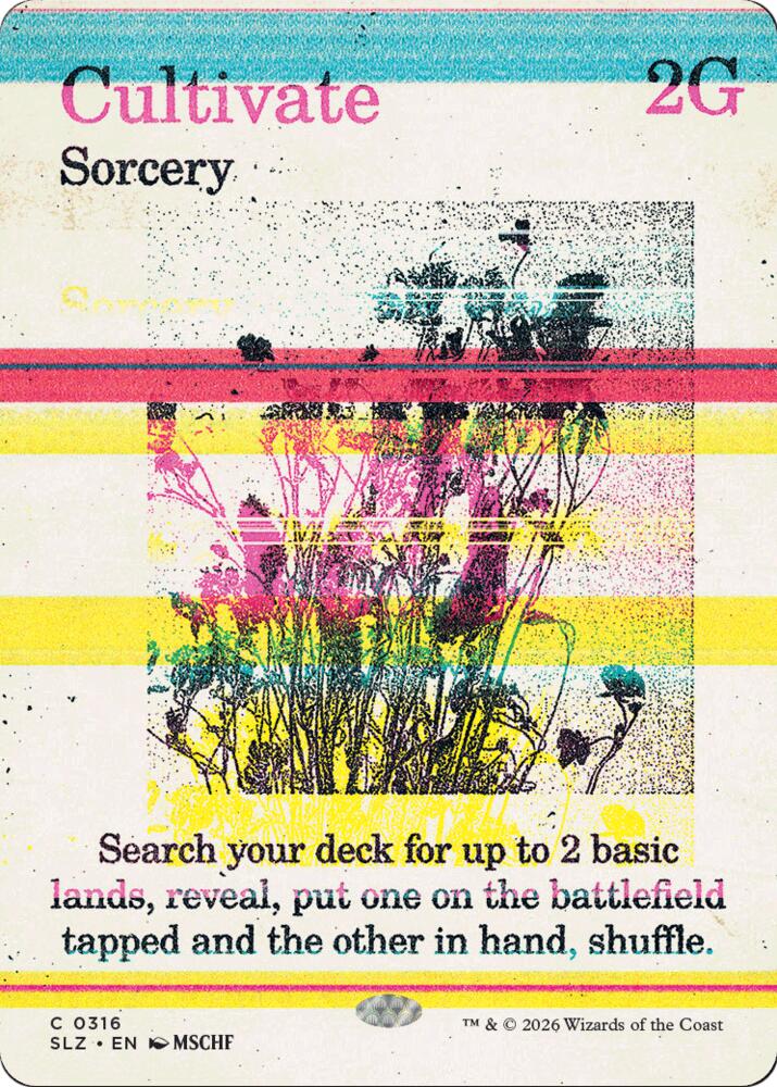 Cultivate 316 card from Secret Lair x MSCHF: The Zeta Set