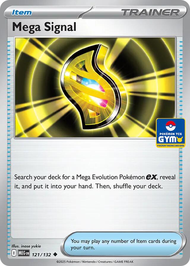 Mega Signal (GYM) 121/132 card from Southeast Asia Exclusives