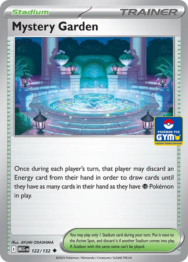 Mystery Garden (GYM) 122/132 card from Southeast Asia Exclusives