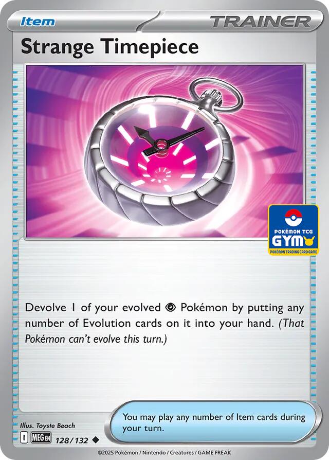Strange Timepiece (GYM) 128/132 card from Southeast Asia Exclusives