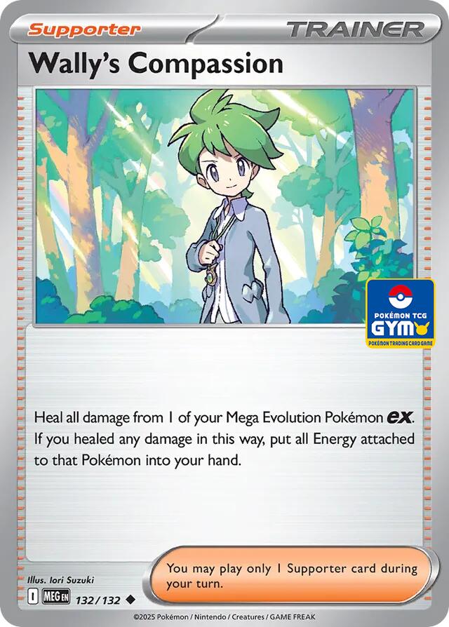 Wally's Compassion (GYM) 132/132 card from Southeast Asia Exclusives