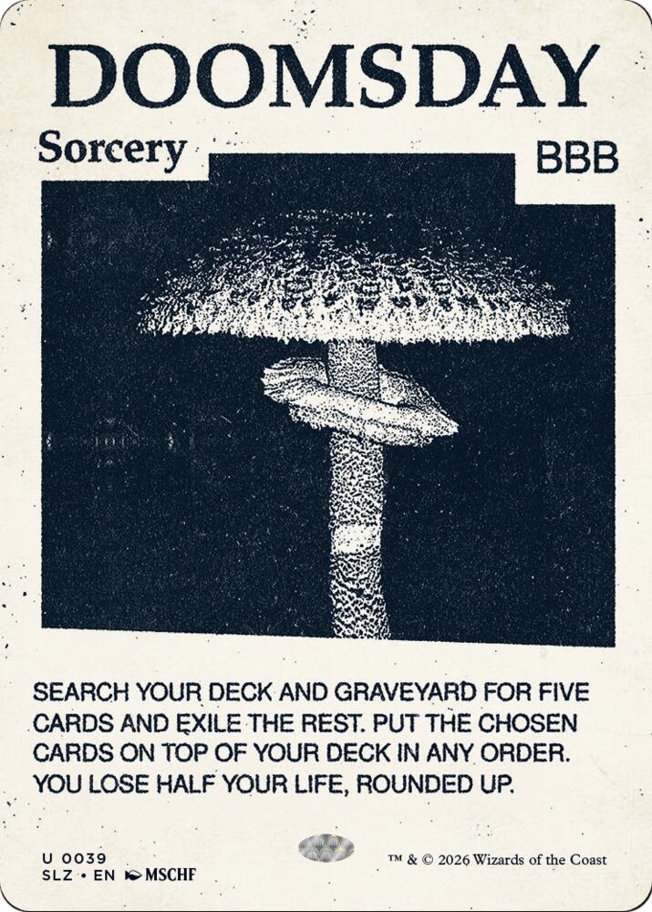 Doomsday 39 card from Secret Lair x MSCHF: The Zeta Set