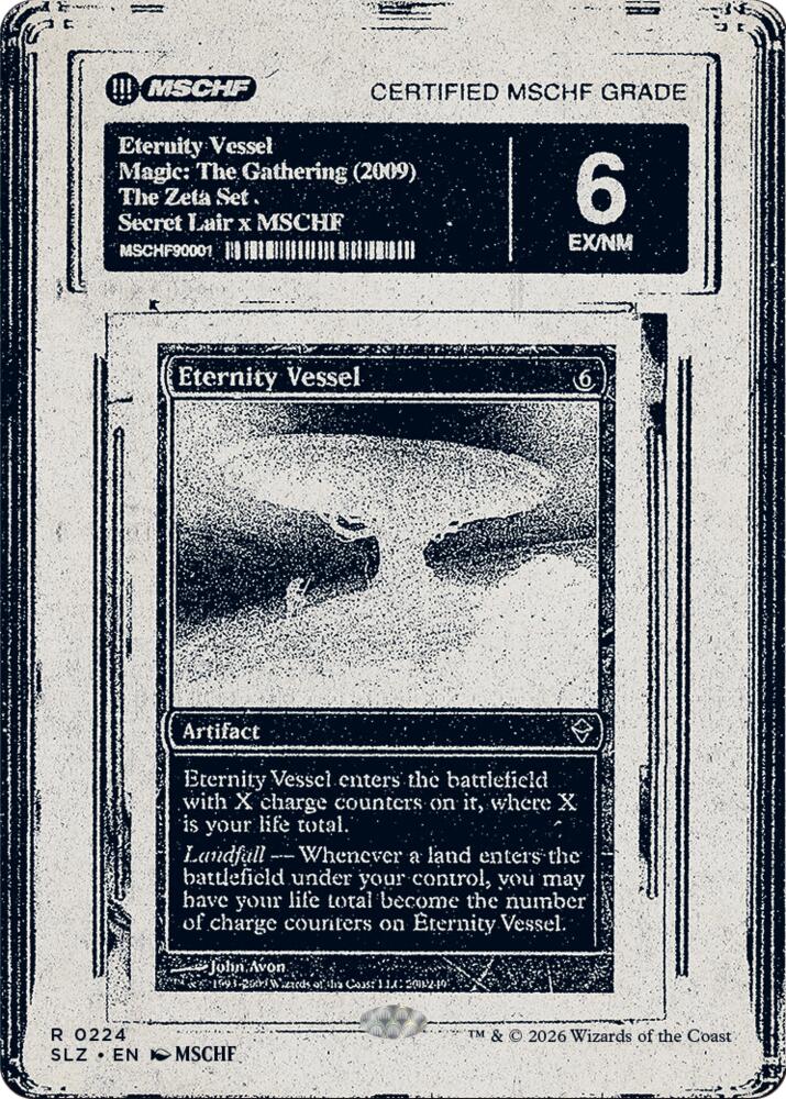 Eternity Vessel 224 card from Secret Lair x MSCHF: The Zeta Set