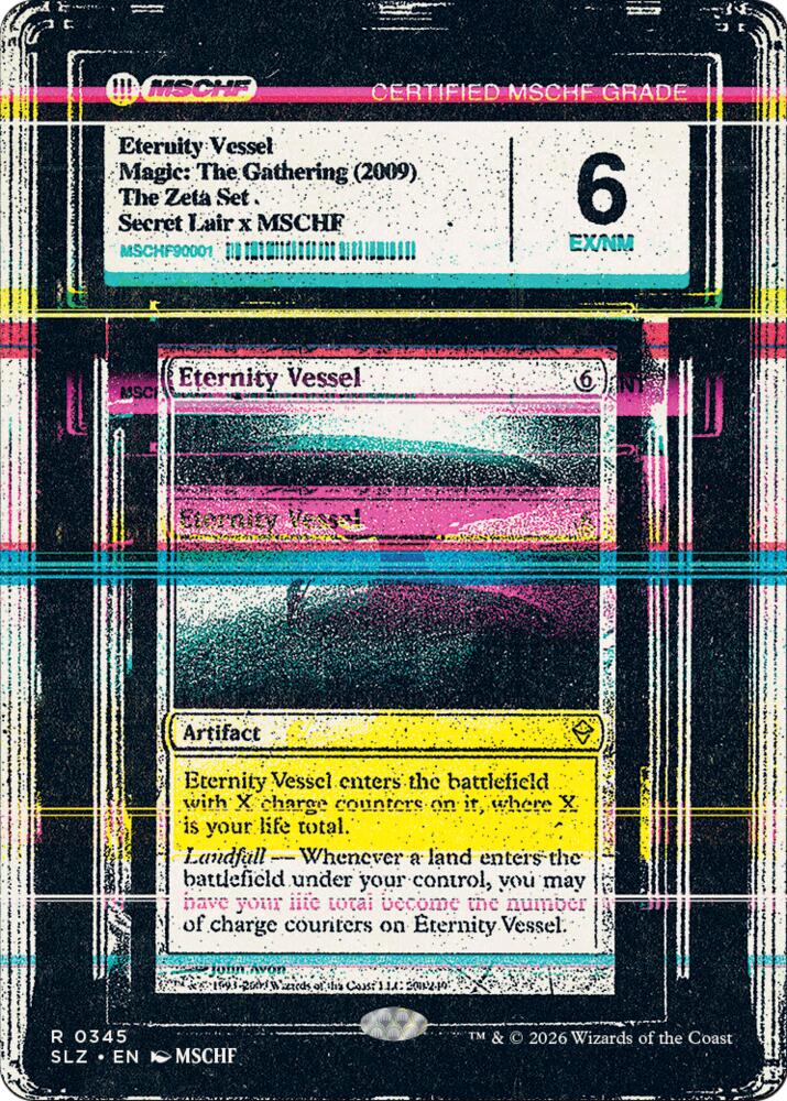 Eternity Vessel 345 card from Secret Lair x MSCHF: The Zeta Set