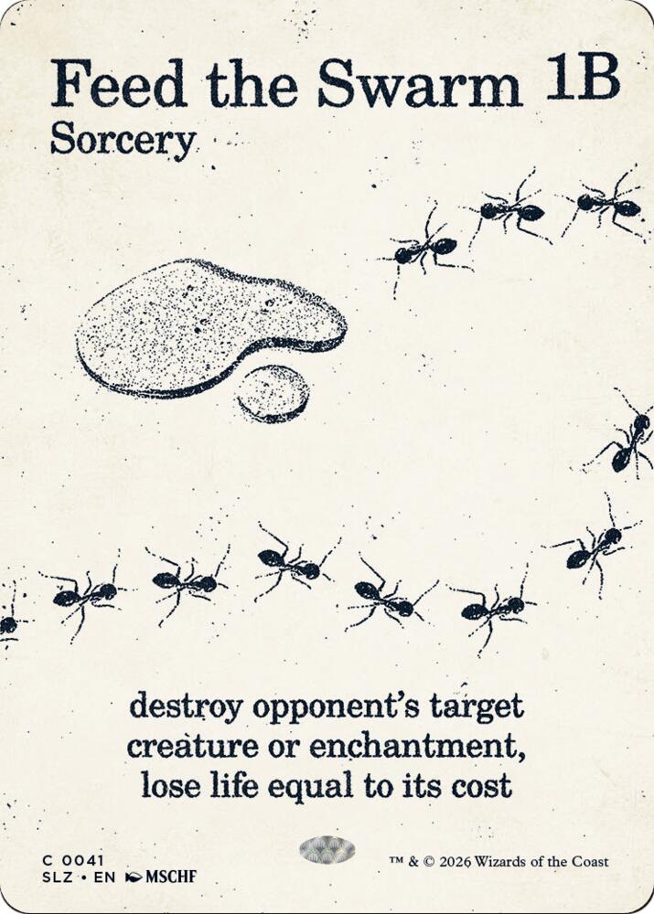 Feed the Swarm 41 card from Secret Lair x MSCHF: The Zeta Set