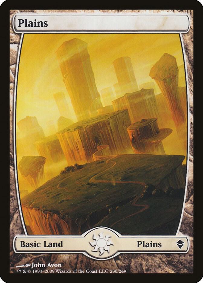Plains - Full Art 230 card from Zendikar