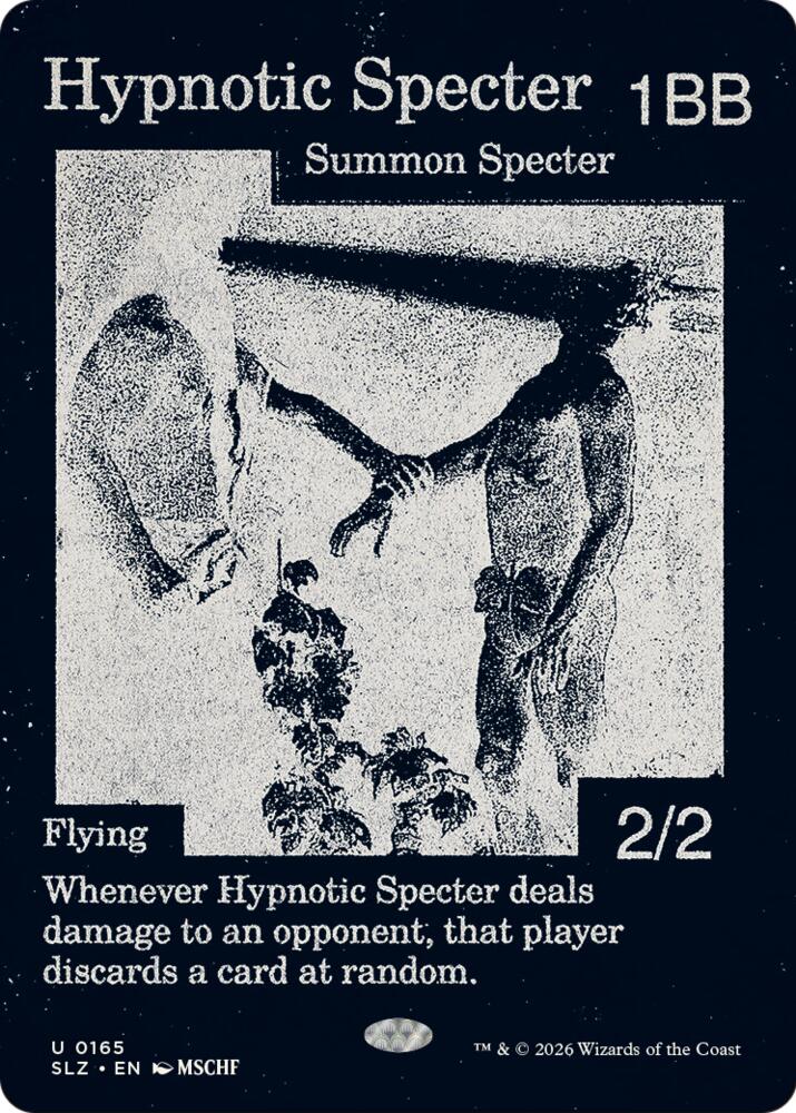 Hypnotic Specter 165 card from Secret Lair x MSCHF: The Zeta Set