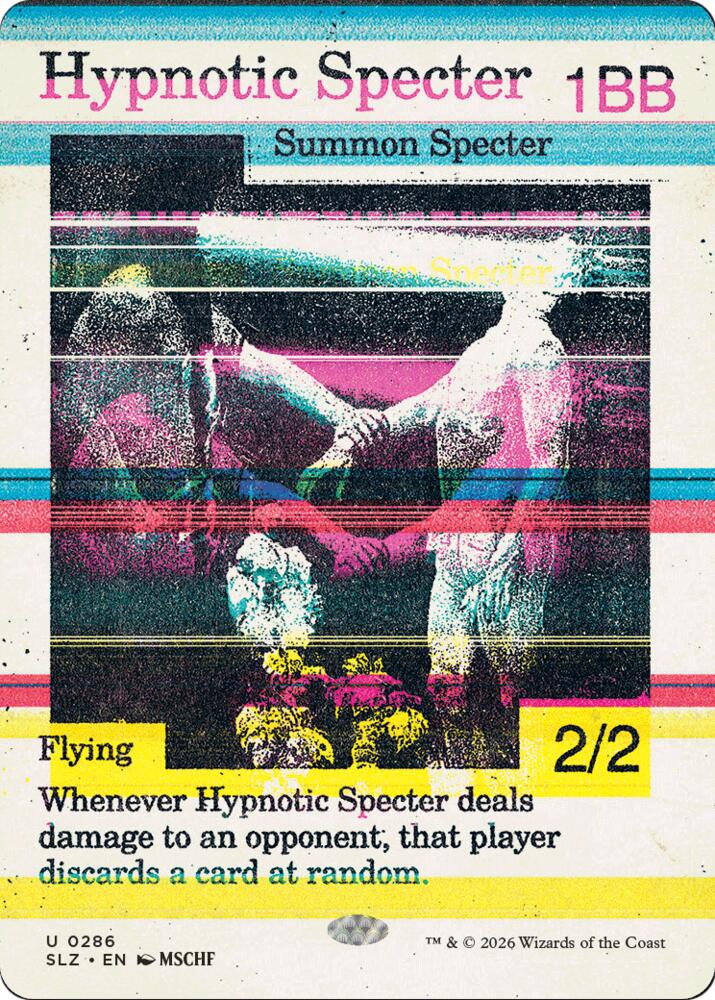Hypnotic Specter 286 card from Secret Lair x MSCHF: The Zeta Set