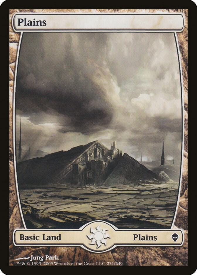 Plains - Full Art 231 card from Zendikar