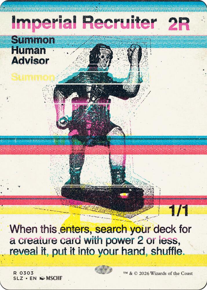 Imperial Recruiter 303 card from Secret Lair x MSCHF: The Zeta Set