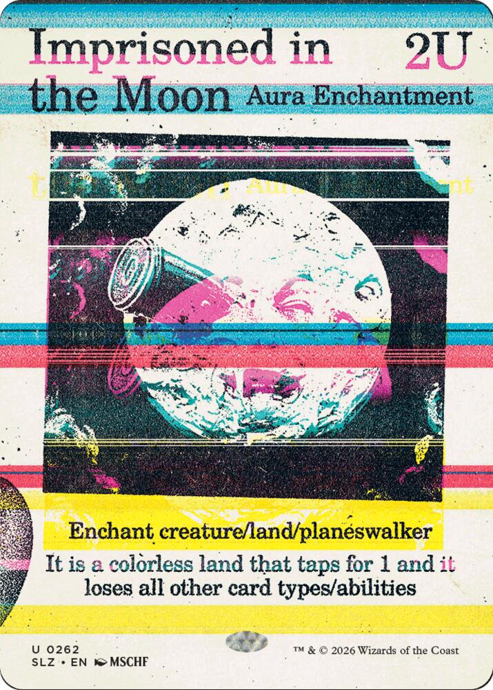 Imprisoned in the Moon 262 card from Secret Lair x MSCHF: The Zeta Set