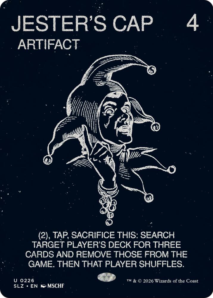 Jester's Cap 226 card from Secret Lair x MSCHF: The Zeta Set
