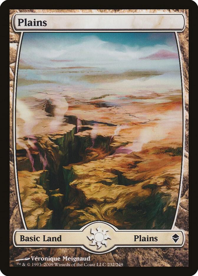 Plains - Full Art 232 card from Zendikar