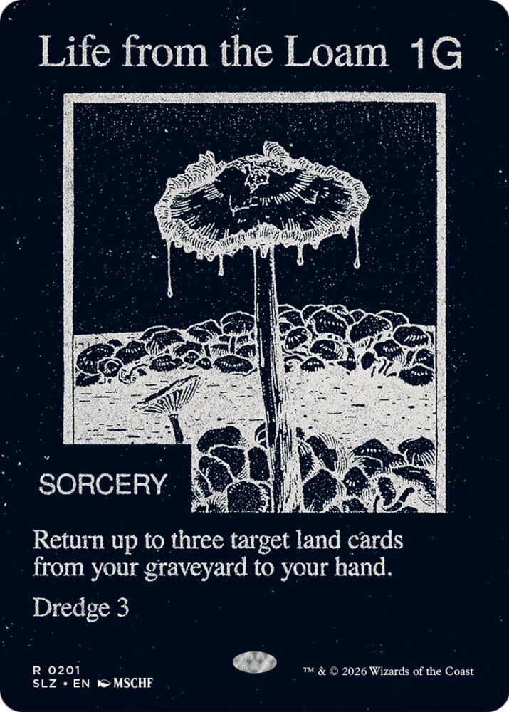 Life from the Loam 201 card from Secret Lair x MSCHF: The Zeta Set