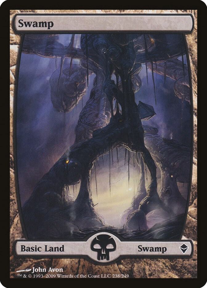 Swamp - Full Art 238 card from Zendikar