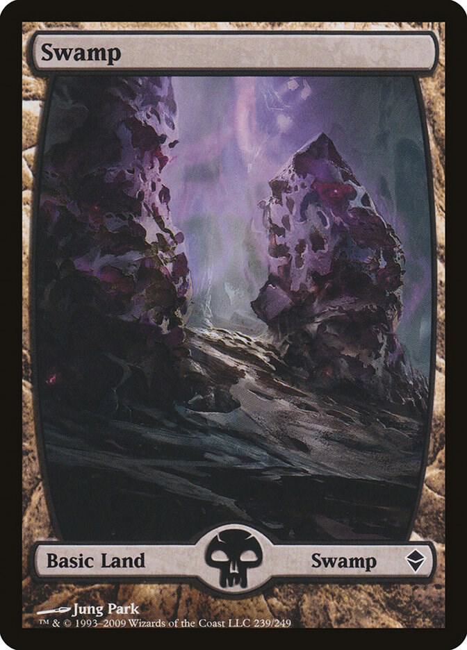 Swamp - Full Art 239 card from Zendikar