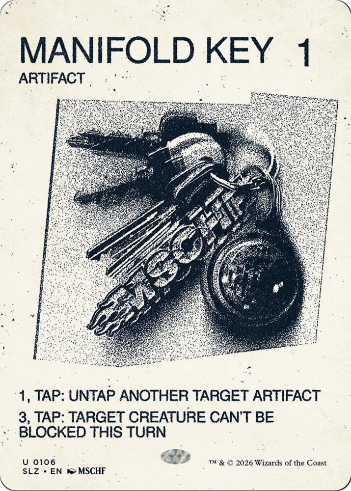 Manifold Key 106 card from Secret Lair x MSCHF: The Zeta Set
