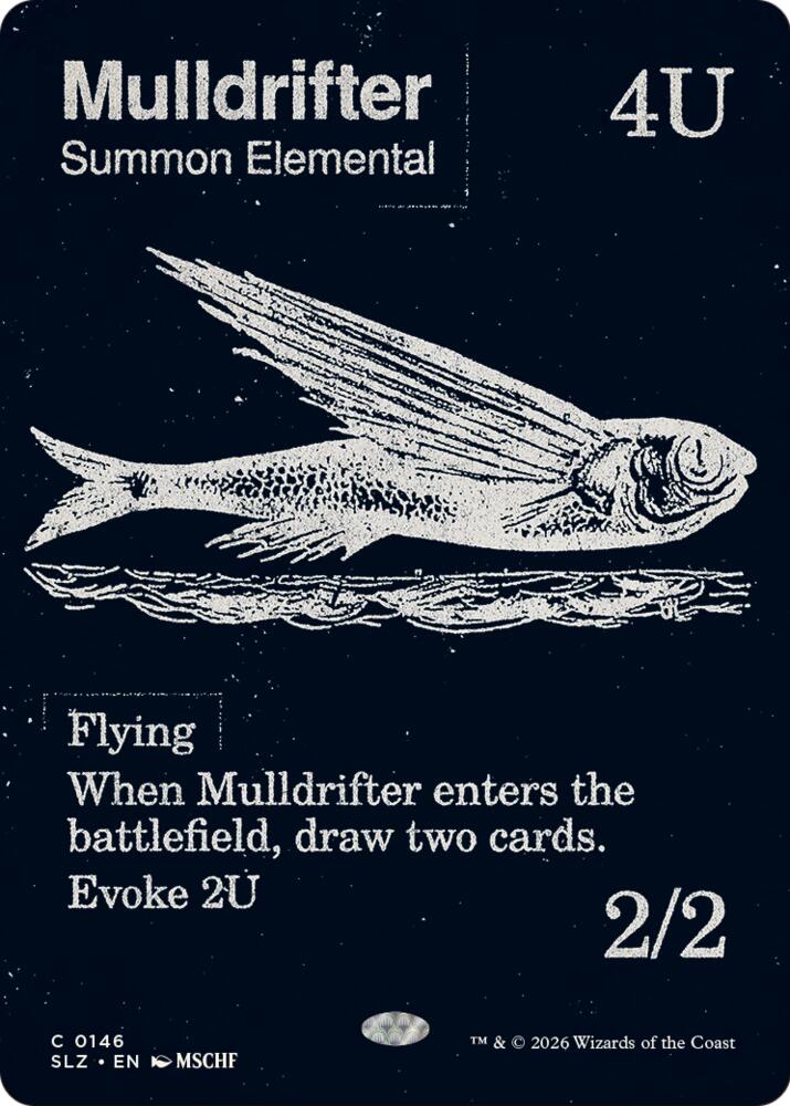 Mulldrifter 146 card from Secret Lair x MSCHF: The Zeta Set