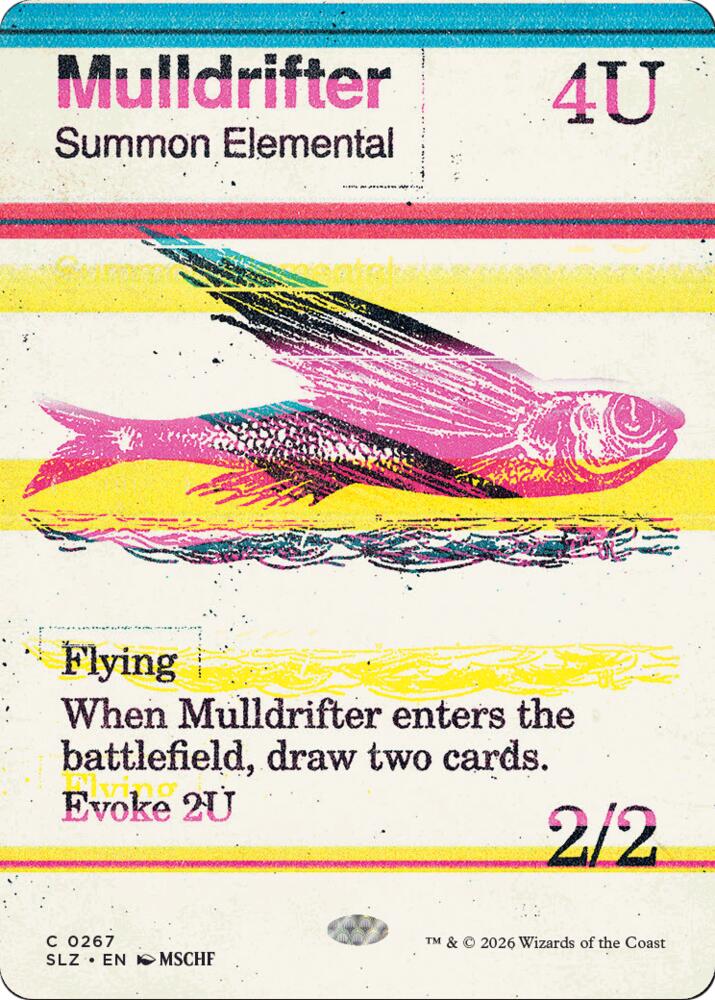 Mulldrifter 267 card from Secret Lair x MSCHF: The Zeta Set