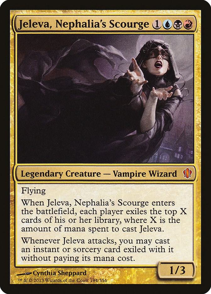 Jeleva, Nephalia's Scourge 194 card from Commander 2013
