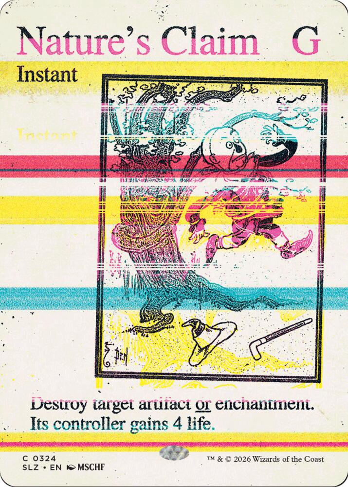 Nature's Claim 324 card from Secret Lair x MSCHF: The Zeta Set
