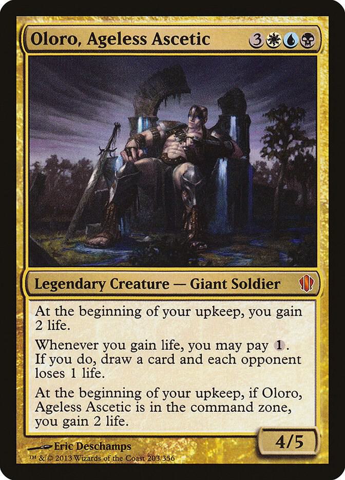 Oloro, Ageless Ascetic 203 card from Commander 2013
