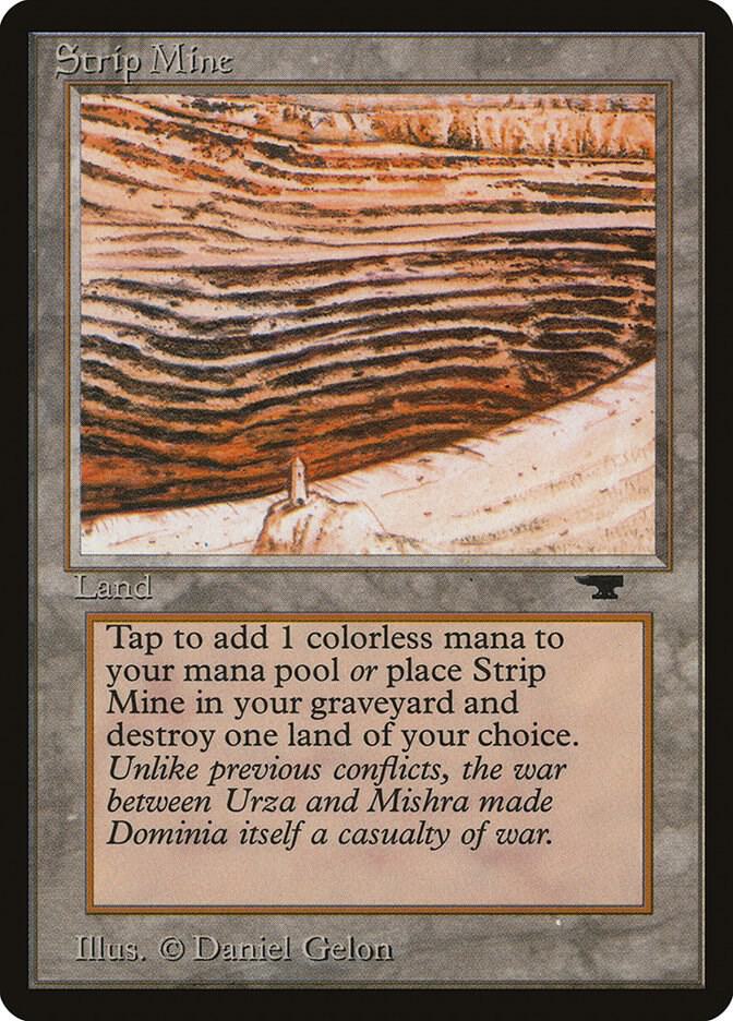 Strip Mine (Tower) card from Antiquities