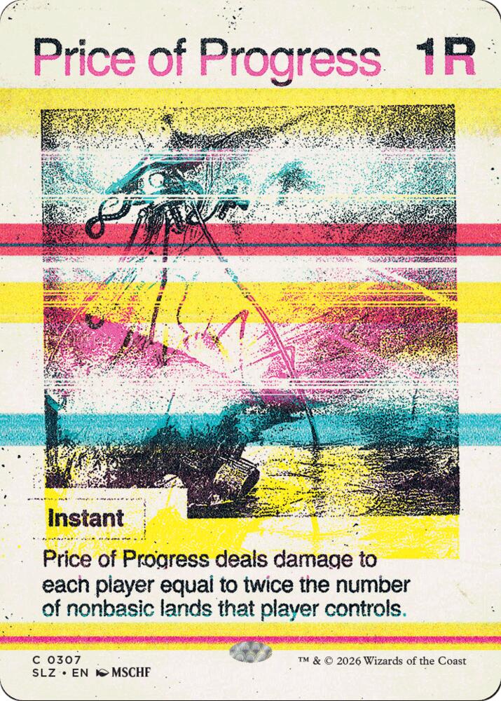 Price of Progress 307 card from Secret Lair x MSCHF: The Zeta Set