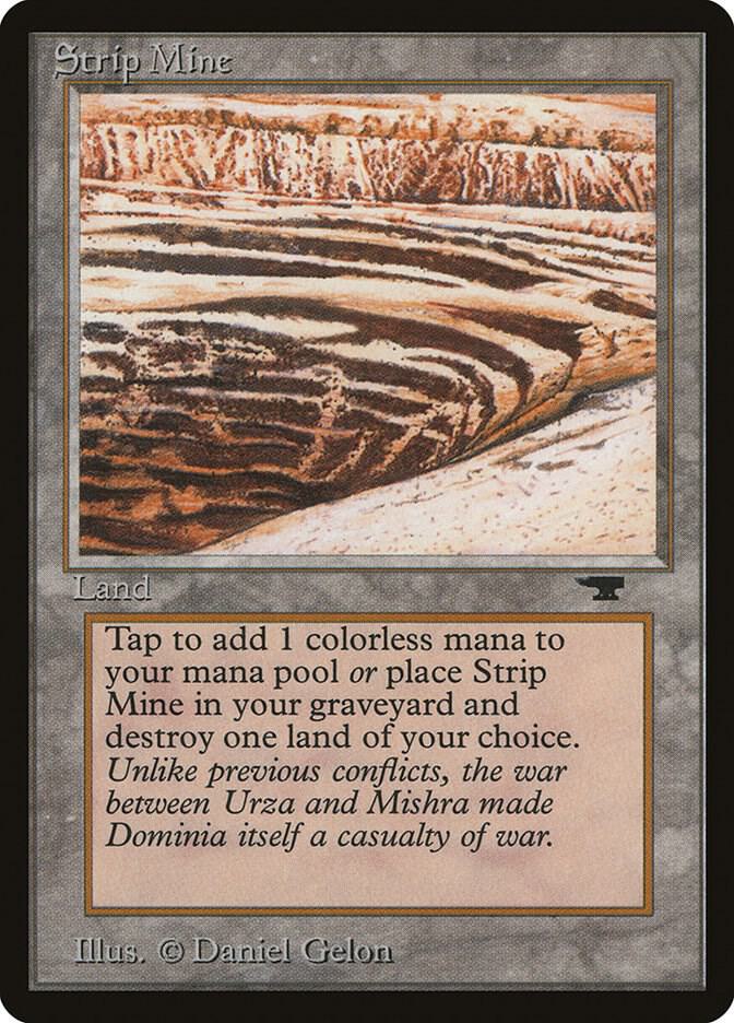 Strip Mine (No Horizon) card from Antiquities