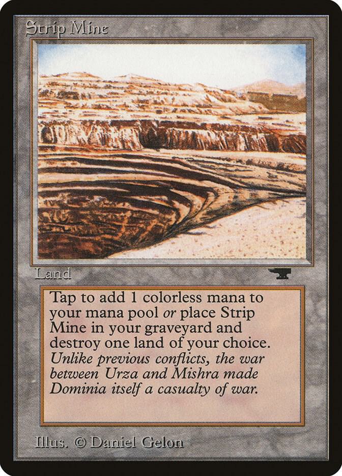Strip Mine (Uneven Horizon) card from Antiquities