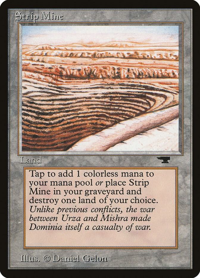 Strip Mine (Even Horizon) card from Antiquities
