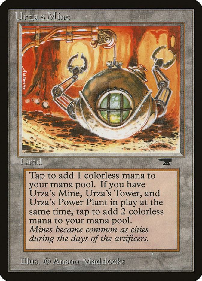Urza's Mine (Clawed Sphere) card from Antiquities