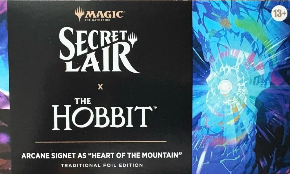 Secret Lair Drop: Secret Lair x The Hobbit - Arcane Signet As "Heat of the Mountain"  - Traditional Foil Edition card from Secret Lair Drop Series