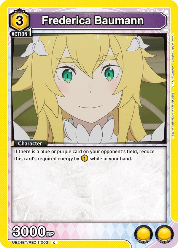 Frederica Baumann UE24BT/REZ-1-003 card from UE24BT: Re:ZERO -Starting Life in Another World-