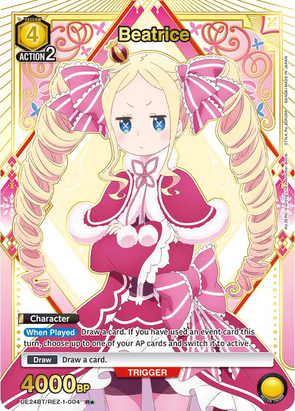 Beatrice (R*) UE24BT/REZ-1-004 card from UE24BT: Re:ZERO -Starting Life in Another World-