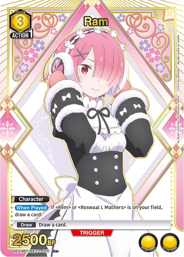 Ram (R*) UE24BT/REZ-1-010 card from UE24BT: Re:ZERO -Starting Life in Another World-