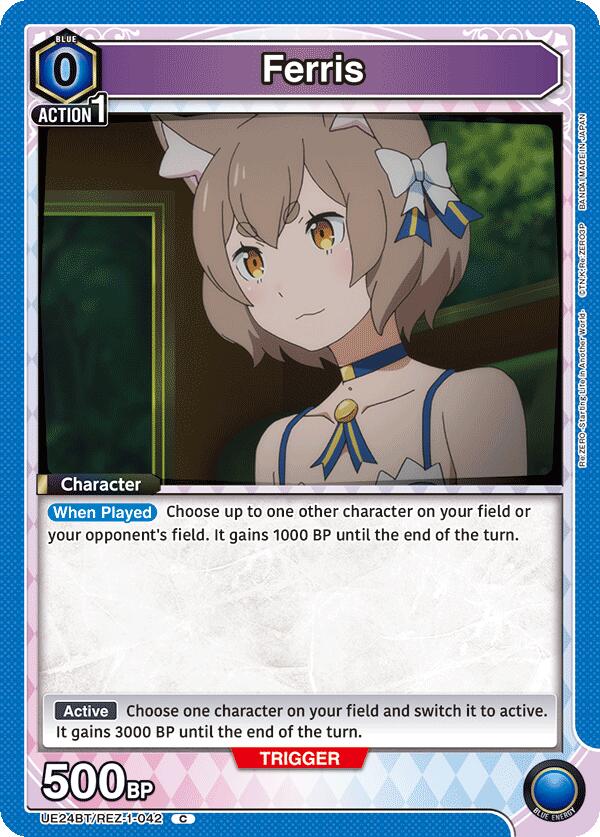 Ferris UE24BT/REZ-1-042 card from UE24BT: Re:ZERO -Starting Life in Another World-