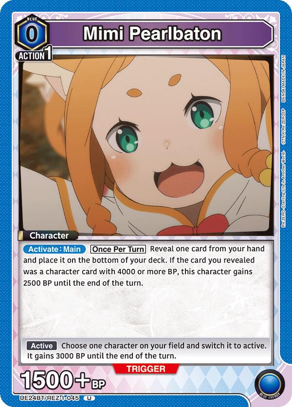 Mimi Pearlbaton UE24BT/REZ-1-045 card from UE24BT: Re:ZERO -Starting Life in Another World-