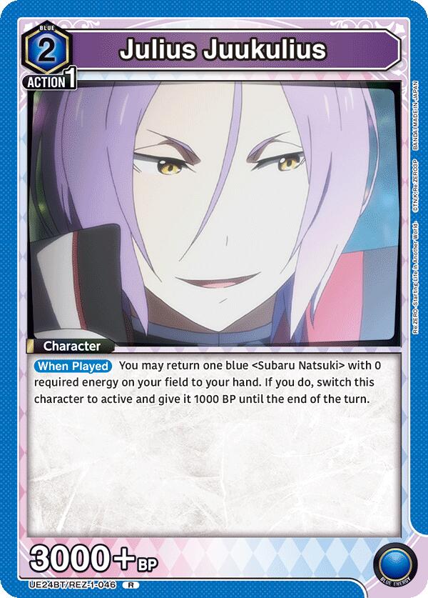 Julius Juukulius UE24BT/REZ-1-046 card from UE24BT: Re:ZERO -Starting Life in Another World-