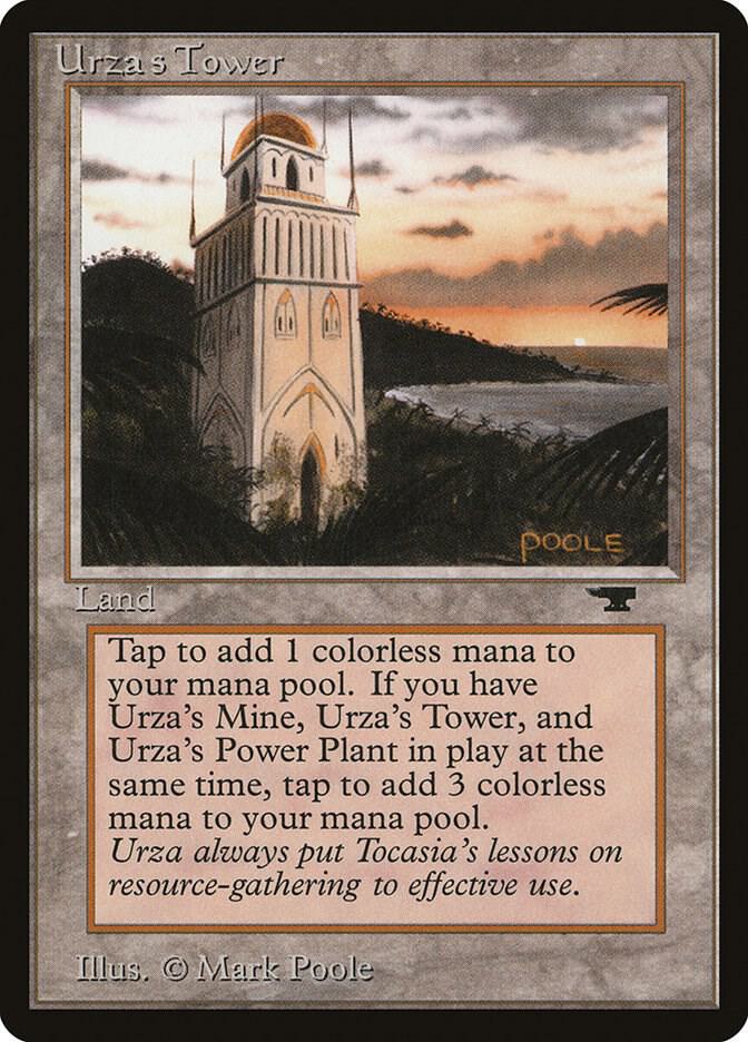 Urza's Tower (Shore) card from Antiquities
