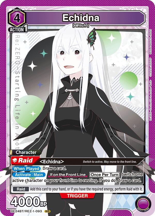 Echidna UE24BT/REZ-1-093 card from UE24BT: Re:ZERO -Starting Life in Another World-
