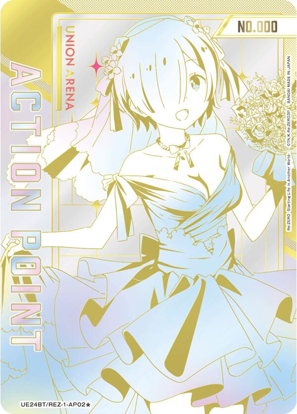 Action Point Card (AP02) (Serial Numbered) UE24BT/REZ-1-AP02 card from UE24BT: Re:ZERO -Starting Life in Another World-