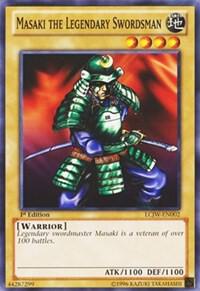 Masaki the Legendary Swordsman LCJW-EN002 card from Legendary Collection 4: Joey's World
