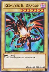 Red-Eyes B. Dragon LCJW-EN003 card from Legendary Collection 4: Joey's World