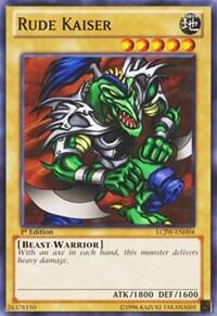 Rude Kaiser LCJW-EN004 card from Legendary Collection 4: Joey's World